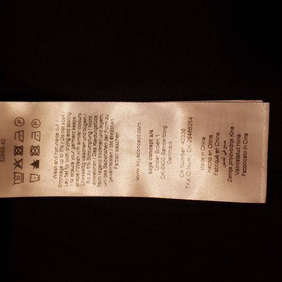 Long sleeve black cardigan Soyaconcept. Excellent quality. Like new. - Picture 6 of 9